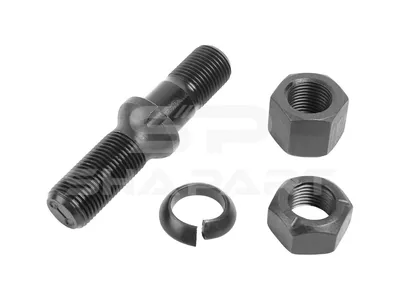 10.10040 Wheel bolt, complete, M22 x 2, LTh1: 43 mm, LTh2: 28 mm, Lu: 48 mm, D: 32 mm, L: 110 mm, 10.9