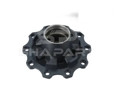 10.10375 Wheel hub, without bearings, d1: 120 mm, d2: 150 mm, D: 380 mm, 10 bores, b: 22 mm, P: 335 mm, M125 x 2, H: 205 mm