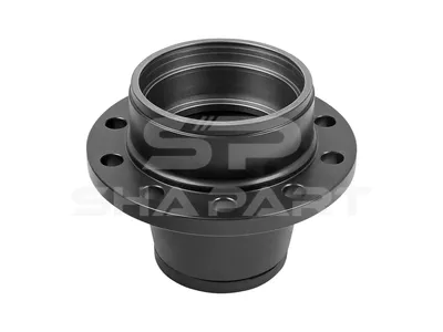 10.10400 Wheel hub, without bearings, d1: 120 mm, d2: 150 mm, D: 270 mm, 10 bores, b: 22 mm, P: 225 mm, M136 x 2,5, H: 206 mm
