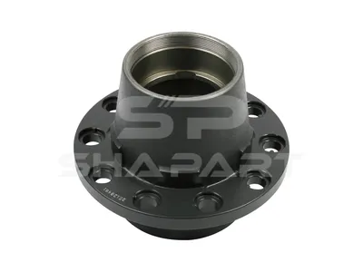 10.10401 Wheel hub, without bearings, d1: 120 mm, d2: 150 mm, D: 270 mm, 10 bores, b: 22 mm, P: 225 mm, M125 x 2, H: 205 mm