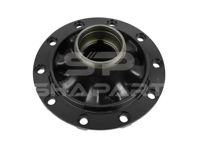 10.10409 Wheel hub, without bearings, d1: 110 mm, d2: 130 mm, D: 380 mm, 10 bores, b: 22 mm, P: 335 mm, M125 x 2, H: 194 mm