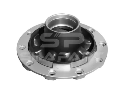 10.10410 Wheel hub, without bearings, d1: 120 mm, d2: 150 mm, D: 380 mm, 10 bores, b: 22 mm, P: 335 mm, M125 x 2, H: 205 mm