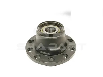 10.10592 Wheel hub, with bearing, d1: 110 mm, d2: 130 mm, D: 270 mm, 10 bores, b: 22 mm, P: 225 mm, M125 x 2, H: 194 mm