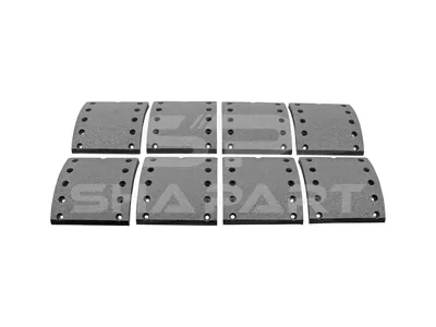10.13017 Drum brake lining kit, axle kit, W: 200 mm, S: 18 mm