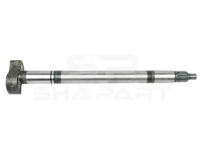 10.13111 Brake camshaft, left, D: 42 mm, L1: 605 mm, L3: 484.5 mm, 10 teeth
