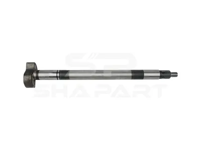 10.13115 Brake camshaft, left, D: 42 mm, L1: 630 mm, L3: 509.5 mm, 10 teeth