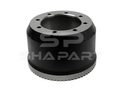 10.13213 Brake drum, D: 360 mm, 8 bores, b: 23 mm, P: 275 mm, d: 230 mm, H: 260 mm, B: 208 mm