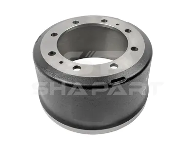 10.13223 Brake drum, D: 360 mm, 8 bores, b: 23 mm, P: 275 mm, d: 230 mm, H: 221 mm, B: 197 mm