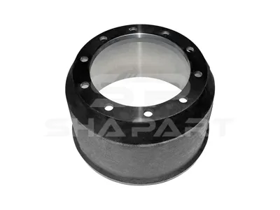 10.13240 Brake drum, D: 420 mm, 10 bores, b: 23 mm, P: 335 mm, d: 290 mm, H: 284 mm, B: 215 mm
