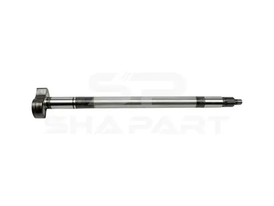 10.13534 Brake camshaft, left, D: 42 mm, L1: 736 mm, L3: 615.5 mm, 10 teeth