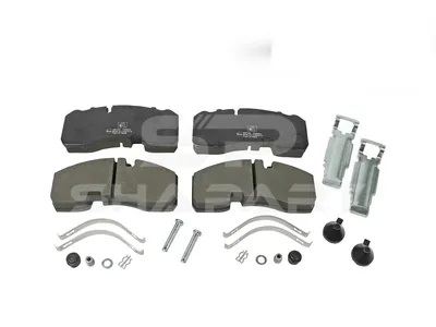 10.14001 Disc brake pad kit, W: 210.5 mm, S: 29.8 mm, H: 92.7 mm