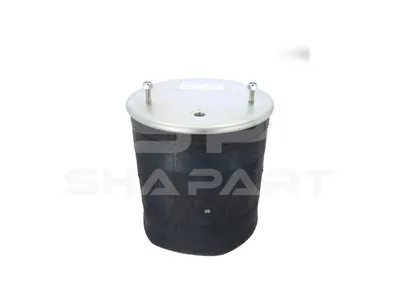 10.16011 Air spring, with steel piston, D: 310 mm, Dmax: 390 mm, M12 x 1,75, M22 x 1,5, L: 415 mm