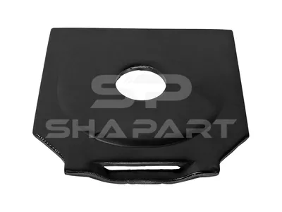 10.16240 Plate, b: 30 mm, L: 125 mm, W: 120 mm, S: 5 mm, H: 11 mm, ISO 2768