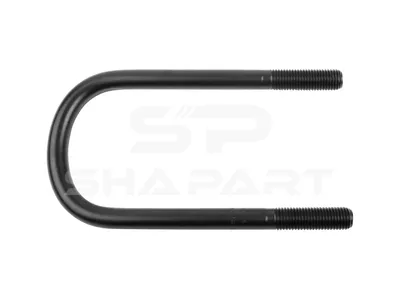 10.16304 U-bolt, r: 40 mm, R: 90 mm, M24 x 3, LTh: 70 mm, L: 290 mm, w: 128 mm, 10.9