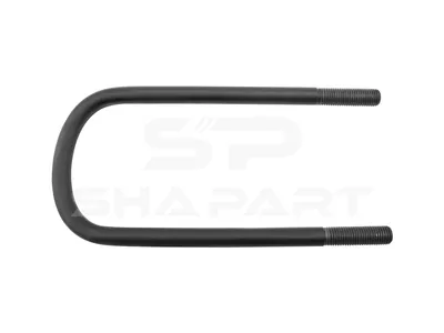 10.16310 U-bolt, r: 50 mm, R: 135 mm, M24 x 3, LTh: 75 mm, L: 400 mm, w: 156 mm