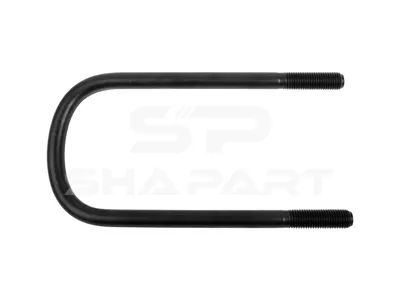 10.16312 U-bolt, r: 50 mm, R: 135 mm, M24 x 3, LTh: 75 mm, L: 365 mm, w: 156 mm