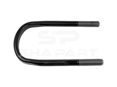 10.16317 U-bolt, r: 45 mm, R: 90 mm, M24 x 3, LTh: 80 mm, L: 285 mm, w: 130 mm, 10.9