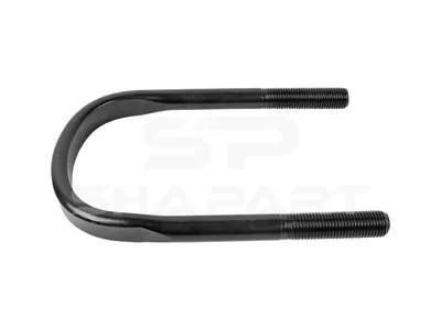 10.16318 U-bolt, r: 48 mm, M22 x 2,5, LTh: 80 mm, L: 256 mm, w: 128 mm, 10.9