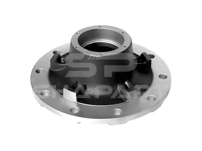 10.20400 Wheel hub, without bearings, d1: 120 mm, d2: 147 mm, D: 378 mm, 10 bores, b: 22.7 mm, H: 178 mm