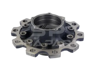 10.20402 Wheel hub, without bearings, d1: 140 mm, d2: 140 mm, D: 337 mm, 10 bores, b: 23.5 mm, H: 158 mm