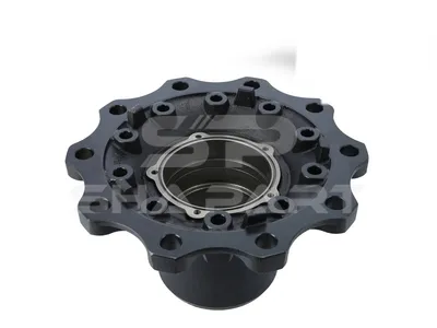10.20406 Wheel hub, without bearings, d1: 140 mm, d2: 140 mm, D: 376 mm, 10 bores, b: 23.2 mm, H: 179.5 mm