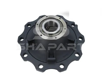 10.20430 Wheel hub, with bearing, d1: 120 mm, d2: 147 mm, D: 378 mm, 10 bores, b: 22.7 mm, H: 178 mm