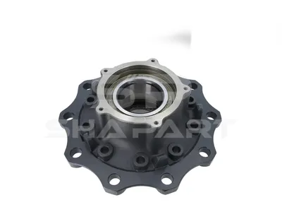 10.20431 Wheel hub, with bearing, d1: 140 mm, d2: 140 mm, D: 376 mm, 10 bores, b: 23.2 mm, H: 179.5 mm