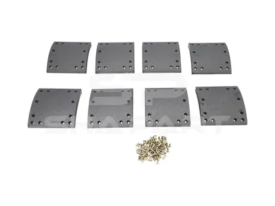 10.23009 Drum brake lining kit, axle kit, W: 177.3 mm, S: 22.6 mm