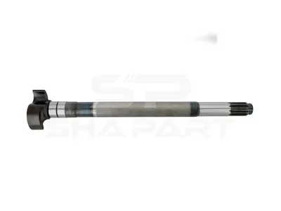 10.23103 Brake camshaft, left, D: 42 mm, L1: 569.8 mm, L3: 525.5 mm, 10 teeth
