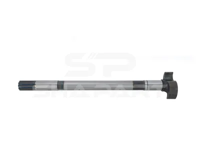 10.23105 Brake camshaft, right, D: 38 mm, L1: 569.8 mm, L3: 525.5 mm, 10 teeth