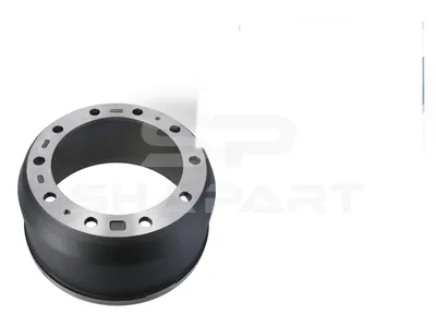 10.23202 Brake drum, D: 419 mm, 10 bores, b: 24.5 mm, P: 335 mm, d: 282 mm, H: 237 mm, B: 187 mm