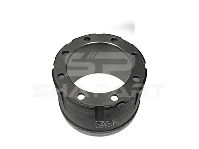 10.23204 Brake drum, D: 311 mm, 8 bores, b: 25 mm, P: 275 mm, d: 225 mm, H: 260 mm, B: 205 mm