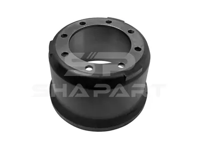10.23205 Brake drum, D: 351 mm, 8 bores, b: 24.4 mm, P: 275 mm, d: 225.6 mm, H: 262.5 mm, B: 221 mm