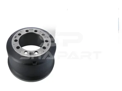 10.23206 Brake drum, D: 350 mm, 10 bores, b: 24.5 mm, P: 225 mm, d: 183 mm, H: 264 mm, B: 210 mm