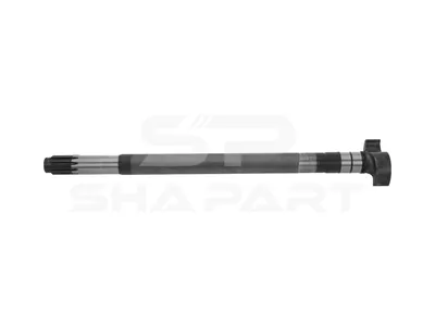 10.23407 Brake camshaft, right, D: 42 mm, L1: 654.3 mm, L3: 610 mm, 10 teeth