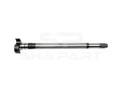 10.23420 Brake camshaft, left, D: 42 mm, L1: 631.8 mm, L3: 587.5 mm, 10 teeth