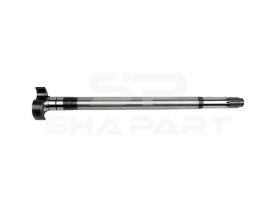 10.23426 Brake camshaft, left, D: 42 mm, L1: 654.3 mm, L3: 610 mm, 10 teeth