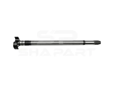 10.23442 Brake camshaft, left, D: 42 mm, L1: 707.6 mm, L3: 663.3 mm, 10 teeth
