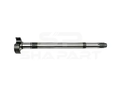 10.23516 Brake camshaft, left, D: 40 mm, L1: 569.8 mm, L3: 525.5 mm, 10 teeth