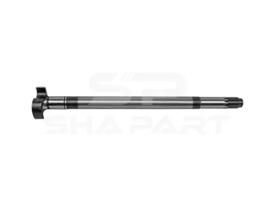 10.23520 Brake camshaft, left, D: 40 mm, L1: 654.3 mm, L3: 610 mm, 10 teeth