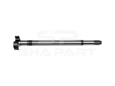 10.23526 Brake camshaft, left, D: 40 mm, L1: 631.8 mm, L3: 587.5 mm, 10 teeth