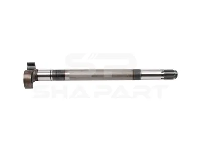 10.23532 Brake camshaft, left, D: 40 mm, L1: 569.8 mm, L3: 525.5 mm, 10 teeth
