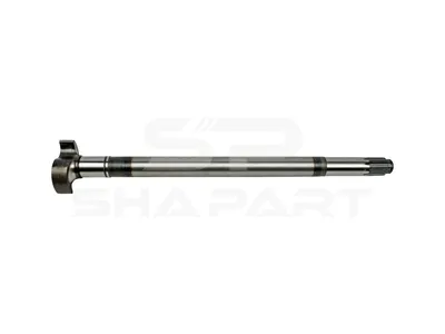 10.23536 Brake camshaft, left, D: 40 mm, L1: 654.3 mm, L3: 610 mm, 10 teeth