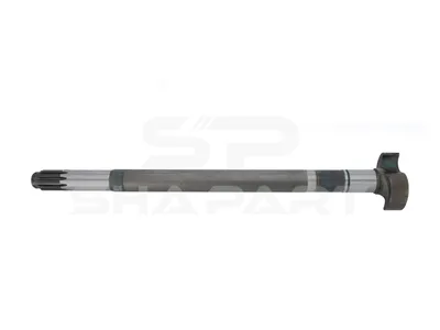 10.23537 Brake camshaft, right, D: 40 mm, L1: 654.3 mm, L3: 610 mm, 10 teeth