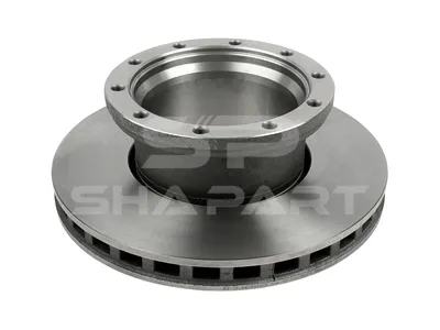 10.24101 Brake disc, D: 434 mm, 10 bores, P: 250 mm, M16 x 2, d: 222 mm, H: 150 mm, S: 45 mm, s: 37 mm