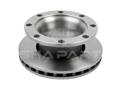 10.24103 Brake disc, D: 378 mm, 8 bores, b: 24.3 mm, P: 275 mm, d: 204 mm, H: 150 mm, S: 45 mm, s: 37 mm