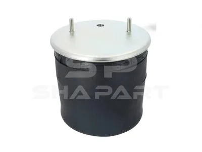 10.26003 Air spring, with plastic piston, D: 259 mm, Dmax: 300 mm, M12 x 1,75, M22 x 1,5, L: 380 mm