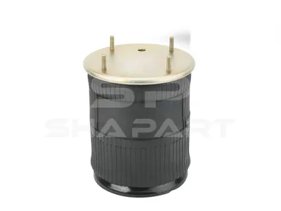 10.26004 Air spring, with steel piston, D: 286 mm, Dmax: 328 mm, M12, M22 x 1,5, L: 460 mm