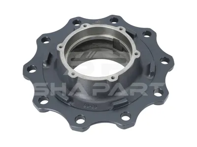 10.30411 Wheel hub, without bearings, d1: 165 mm, d2: 165 mm, D: 380 mm, 10 bores, b: 22 mm, H: 134.5 mm