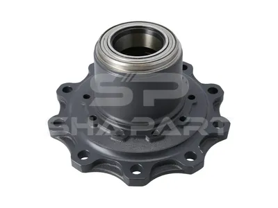 10.30414 Wheel hub, with bearing, d1: 138 mm, d2: 138 mm, D: 380 mm, 10 bores, b: 22 mm, H: 170 mm